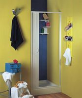 Nischendusche "Rimini" faltbar, 80 - 100 x 185 cm