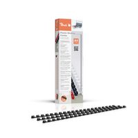 Binderücken 6mm, für 25 Blatt A4, schwarz, 100 Stk
