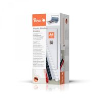 Binderücken 14mm, für je 125 Blatt A4, schwarz, 100 Stück - PB414-02
