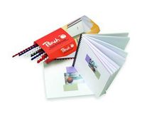 Binderücken 8mm, für 45 Blatt A4, rot, 100 Stück