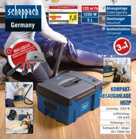Kompakt-Absauganlage 3in1 HD2P