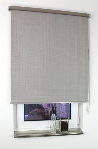 Rollo, Seitenzugrollo Verdunkelung, 175 x 100 cm, Struktur anthrazit