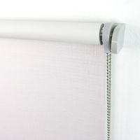 Rollo, Seitenzugrollo Verdunkelung, 175 x 120 cm, Struktur creme