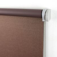 Rollo, Seitenzugrollo Verdunkelung, 175 x 80 cm, Struktur braun