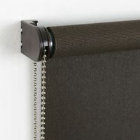 Seitenzugrollo Uni, braun, 180 x 80 cm