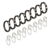 Gardinenring, Ring für Stilstange Gardinenstange Profilrohr 16 mm Ø, titan