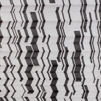 XXL Plissee, Faltvorhang, 175 x 80 cm, schwarz/weiß
