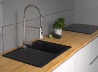 Spültischarmatur CORNWALL in Edelstahl-Optik