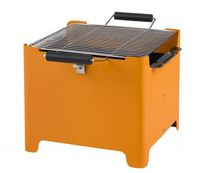 Chill&Grill Holzkohlengrill "Cube" orange