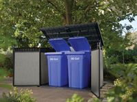 Grande Store 2100 Liter Gartenbox Aufbewahrungsbox Mülltonnenabdeckung