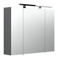 Spiegelschrank anthrazit mit LED Beleuchtung 5681