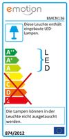 Spiegelschrank weiss mit LED Beleuchtung 5422
