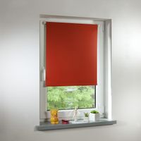 Thermo-Rollo Klemmfix, ohne Bohren, Verdunkelung - Terracotta, 70 cm x 150 cm (B x L)