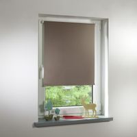 Thermo-Rollo Klemmfix, ohne Bohren, Verdunkelung - Taupe, 60 cm x 150 cm (B x L)