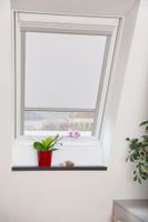 Dachfensterrollo Skylight, Thermo, Verdunkelung - Weiß, 49,3 x 94,0 cm (F06) (B x L)
