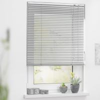 Jalousie Aluminium - Silber, 80 cm x 220 cm (B x L)