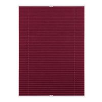 Plissee Klemmfix, ohne Bohren, verspannt - Brombeer, 80 cm x 210 cm (B x L)