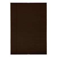 Plissee Klemmfix, ohne Bohren, verspannt - Braun, 100 cm x 130 cm (B x L)