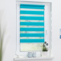 Duo-Rollo Klemmfix, ohne Bohren - Blau, 90 cm x 150 cm (B x L)