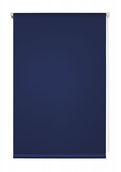 Thermo-Rollo Klemmfix, ohne Bohren, Verdunkelung - Blau, 45 cm x 150 cm (B x L)