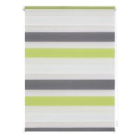 Duo-Rollo Klemmfix, ohne Bohren, Bunt - Grün - Grau - Anthrazit, 70 x 150 cm (B x L)