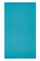 Plissee Klemmfix, ohne Bohren, verspannt - Blau, 60 cm x 210 cm (B x L)