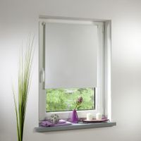 Thermo-Rollo Klemmfix, ohne Bohren, Verdunkelung - Weiß, 70 cm x 150 cm (B x L)