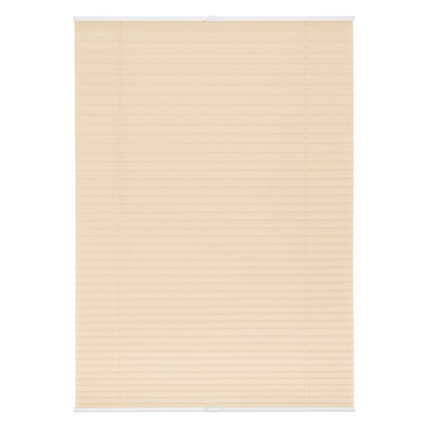 Plissee Klemmfix, ohne Bohren, verspannt - Creme, 60 cm x 210 cm (B x L)