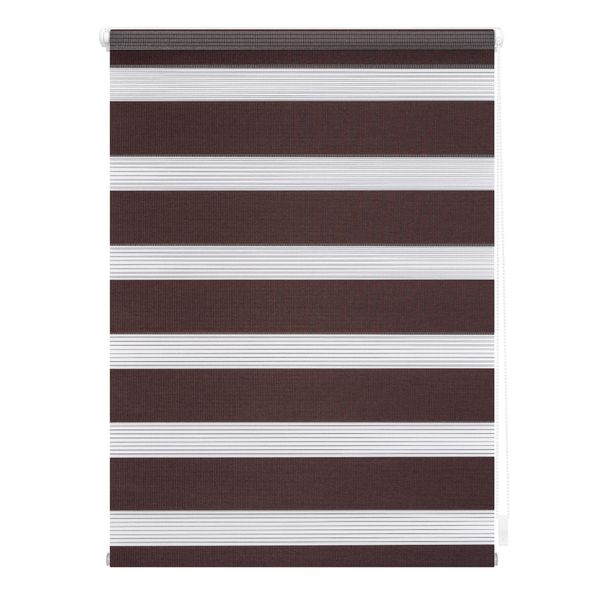 Duo-Rollo Klemmfix, ohne Bohren - Dunkelbraun, 60 cm x 150 cm (B x L)