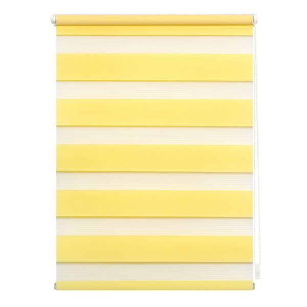 Duo-Rollo Klemmfix, ohne Bohren - Gelb, 70 cm x 150 cm (B x L)