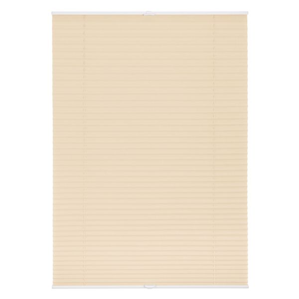 Plissee Klemmfix, ohne Bohren, verspannt - Creme, 45 cm x 130 cm (B x L)