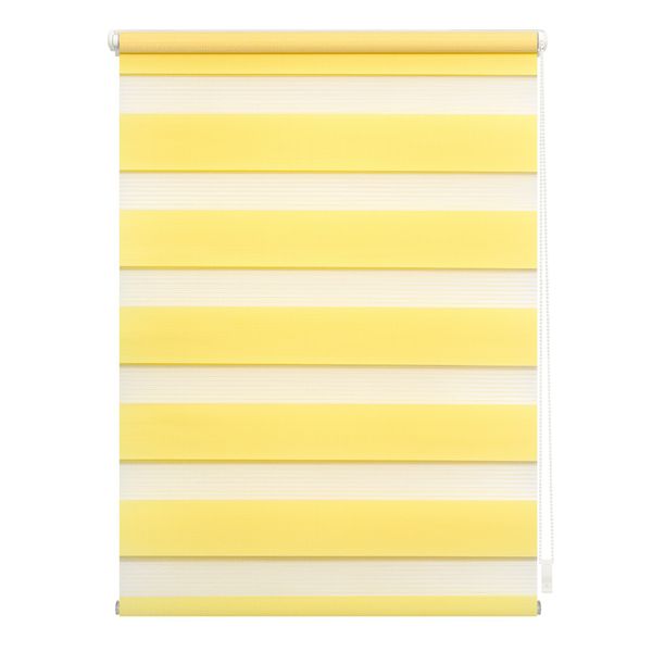 Duo-Rollo Klemmfix, ohne Bohren - Gelb, 90 cm x 150 cm (B x L)