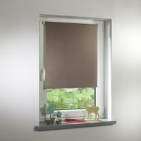 Thermo-Rollo Klemmfix, ohne Bohren, Verdunkelung - Taupe, 80 cm x 150 cm (B x L)