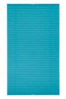 Plissee Klemmfix, ohne Bohren, verspannt - Blau, 90 cm x 210 cm (B x L)