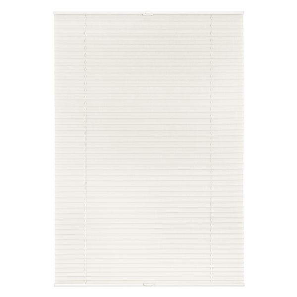 Plissee Klemmfix, ohne Bohren, verspannt - Weiß, 70 cm x 130 cm (B x L)