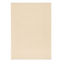 Plissee Klemmfix, ohne Bohren, verspannt - Creme, 65 cm x 130 cm (B x L)