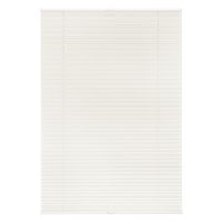 Plissee Klemmfix, ohne Bohren, verspannt - Weiß, 120 cm x 130 cm (B x L)