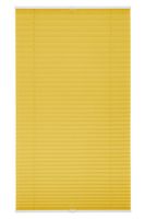 Plissee Klemmfix, ohne Bohren, verspannt - Gelb, 60 cm x 130 cm (B x L)