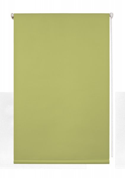 Thermo-Rollo Klemmfix, ohne Bohren, Verdunkelung - Grün, 60 cm x 150 cm (B x L)