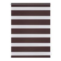 Duo-Rollo Klemmfix, ohne Bohren - Dunkelbraun, 100 cm x 150 cm (B x L)