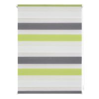 Duo-Rollo Klemmfix, ohne Bohren, Bunt - Grün - Grau - Anthrazit, 90 x 150 cm (B x L)