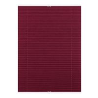 Plissee Klemmfix, ohne Bohren, verspannt - Brombeer, 90 cm x 130 cm (B x L)