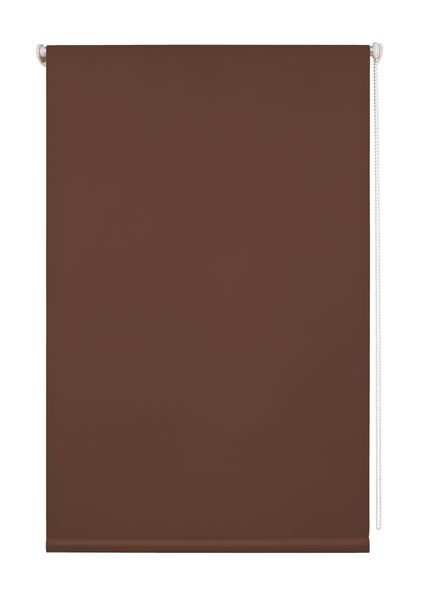 Thermo-Rollo Klemmfix, ohne Bohren, Verdunkelung - Braun, 100 cm x 150 cm (B x L)