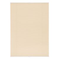 Plissee Klemmfix, ohne Bohren, verspannt - Creme, 110 cm x 130 cm (B x L)