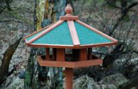 Vogelhaus "Panorama" mit Ständer, 6-eckig