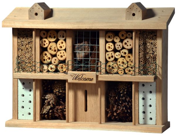 Luxus-Insektenhotel "Landsitz Superior", Eiche
