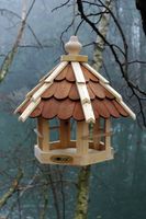 Vogelhaus zum Aufhängen, braun
