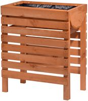 Hochbeet inkl. Pflanzfolie, braun, Gr.M