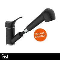 Spültischarmatur GRANIT, Schwarz