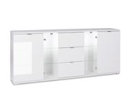 Glossy 4 Sideboard weiß